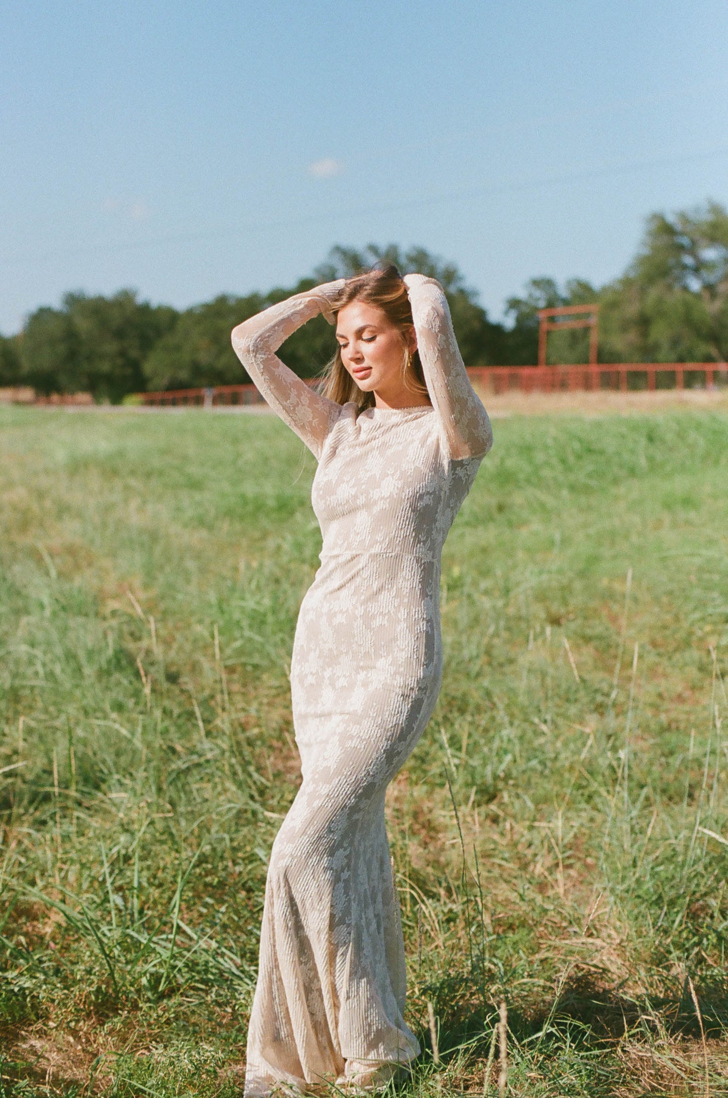 Seraphine Lace Maxi Dress in Cream - Inclusive Sizing & Bump Friendly (Size Up for Bump) *11/21 PRE-ORDER*