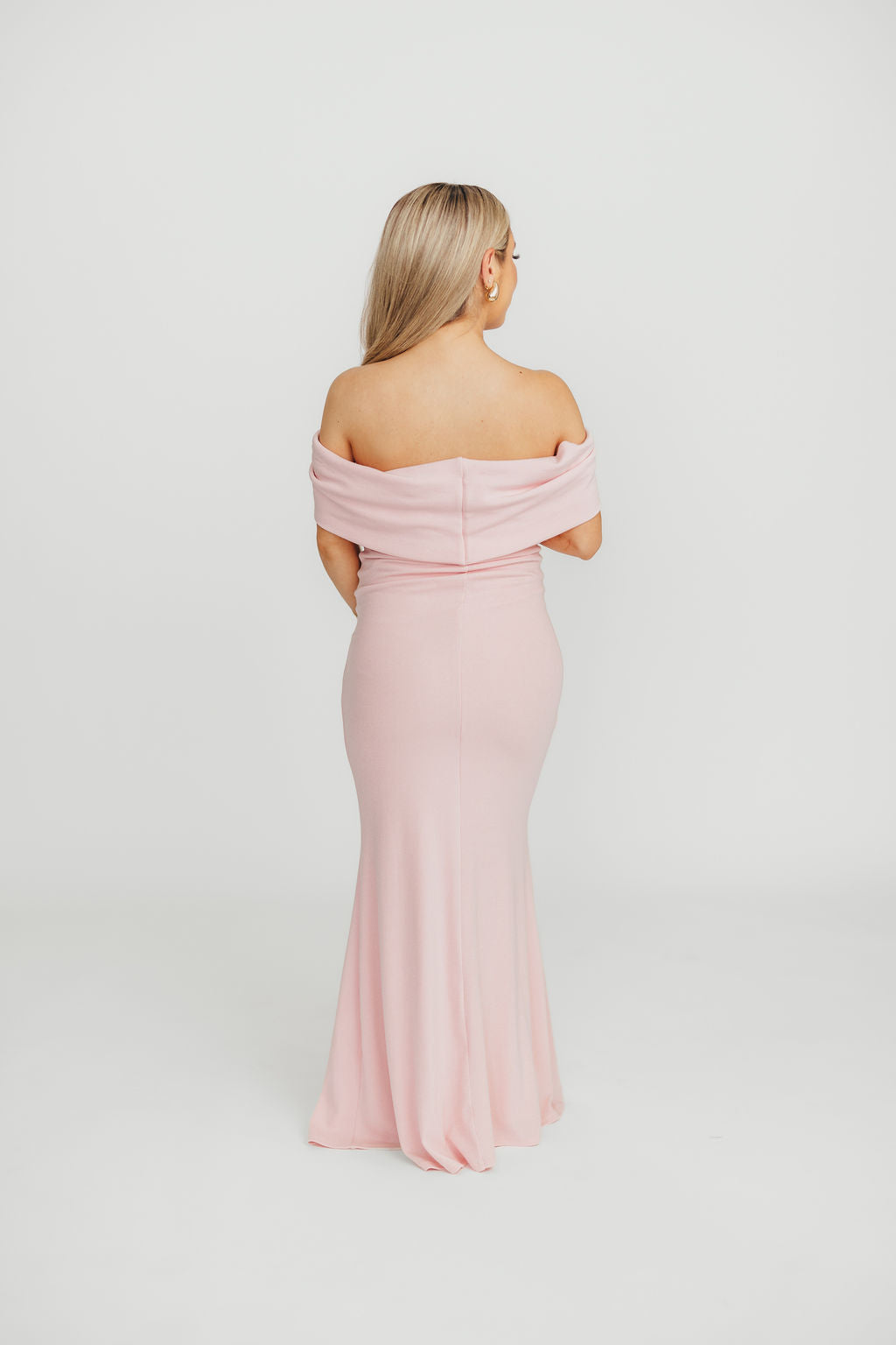 Monroe Maxi Dress in Dusty Pink - Bump Friendly
