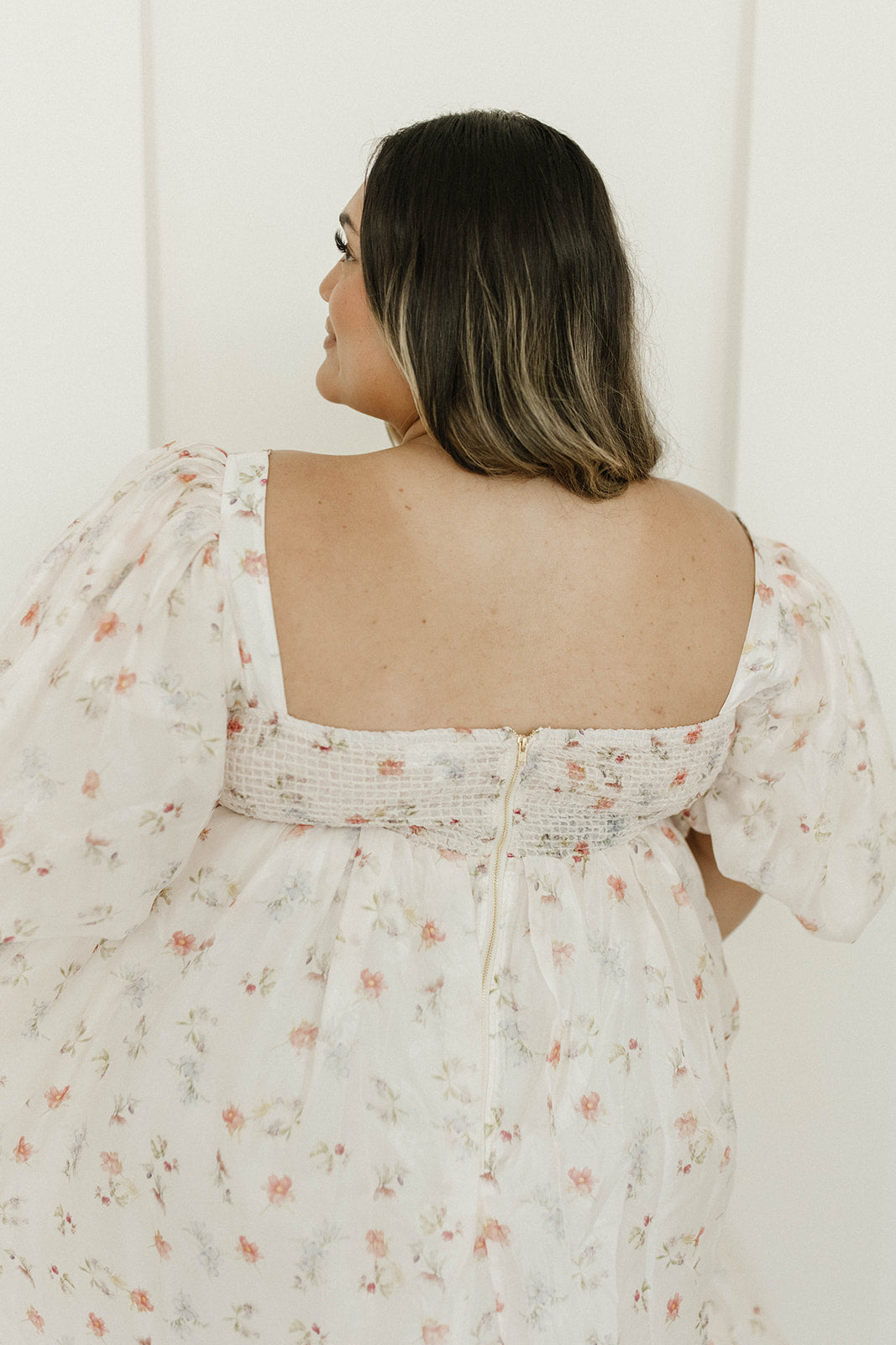 Harlow Maxi Dress in Tiny Pink Floral - Bump Friendly & Inclusive Sizing (S-3XL) *Final-Sale*