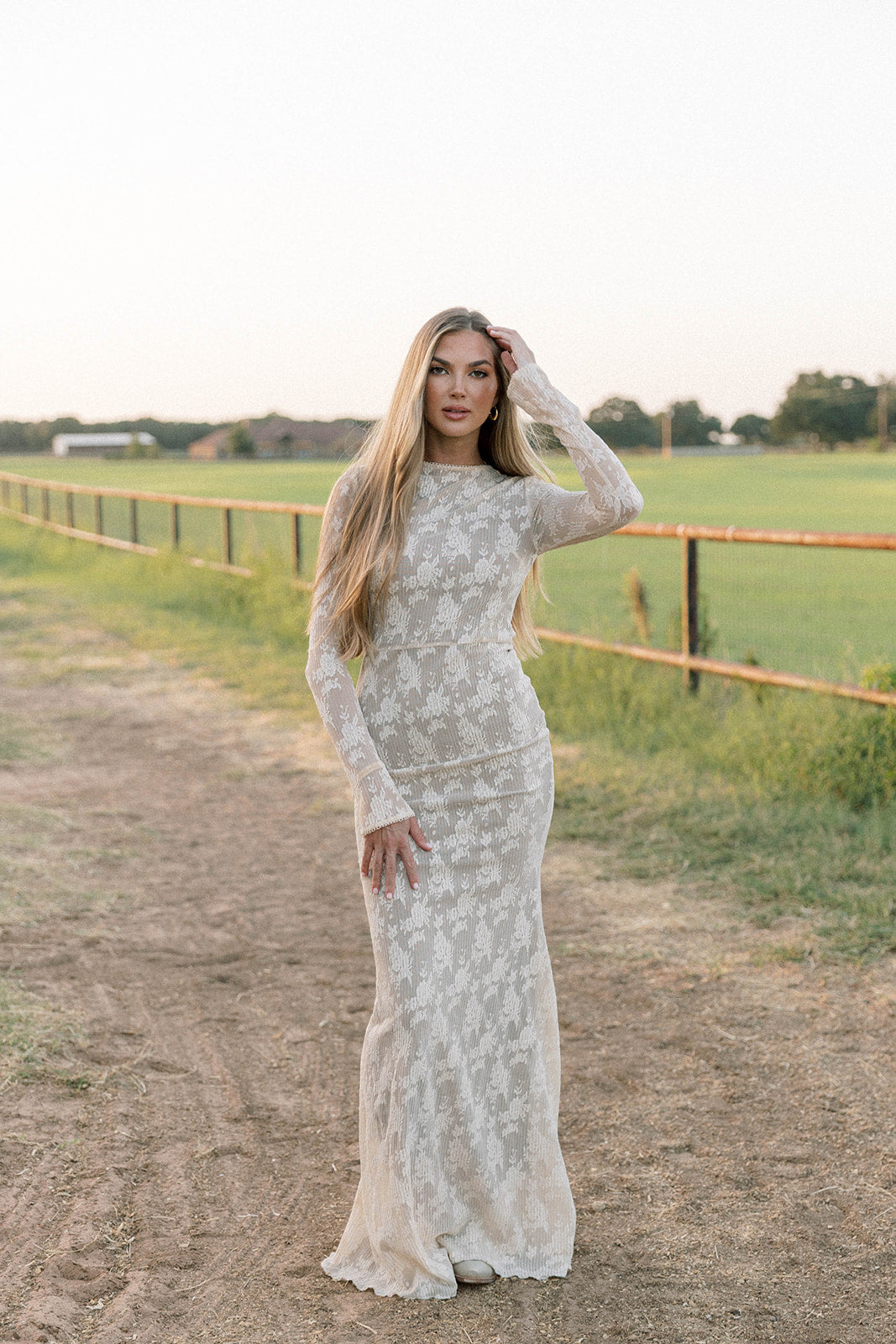 Seraphine Lace Maxi Dress in Cream - Inclusive Sizing & Bump Friendly (Size Up for Bump) *11/21 PRE-ORDER*