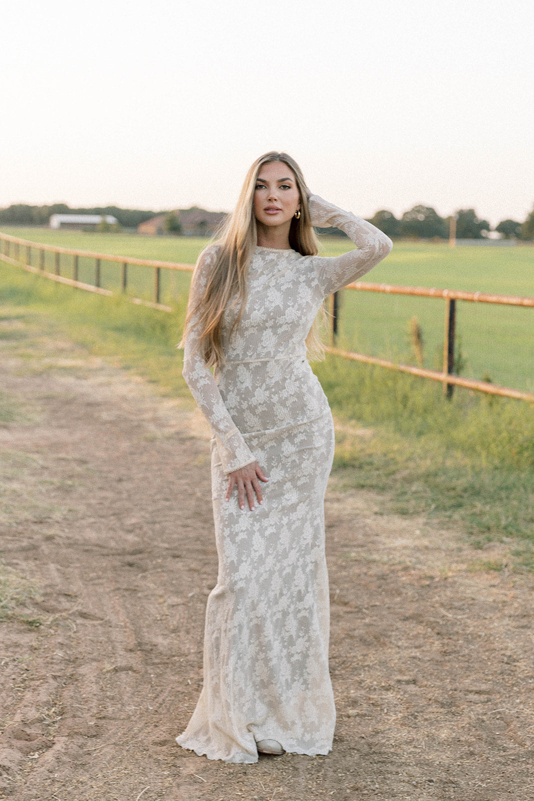 Seraphine Lace Maxi Dress in Cream - Inclusive Sizing & Bump Friendly (Size Up for Bump) *11/21 PRE-ORDER*