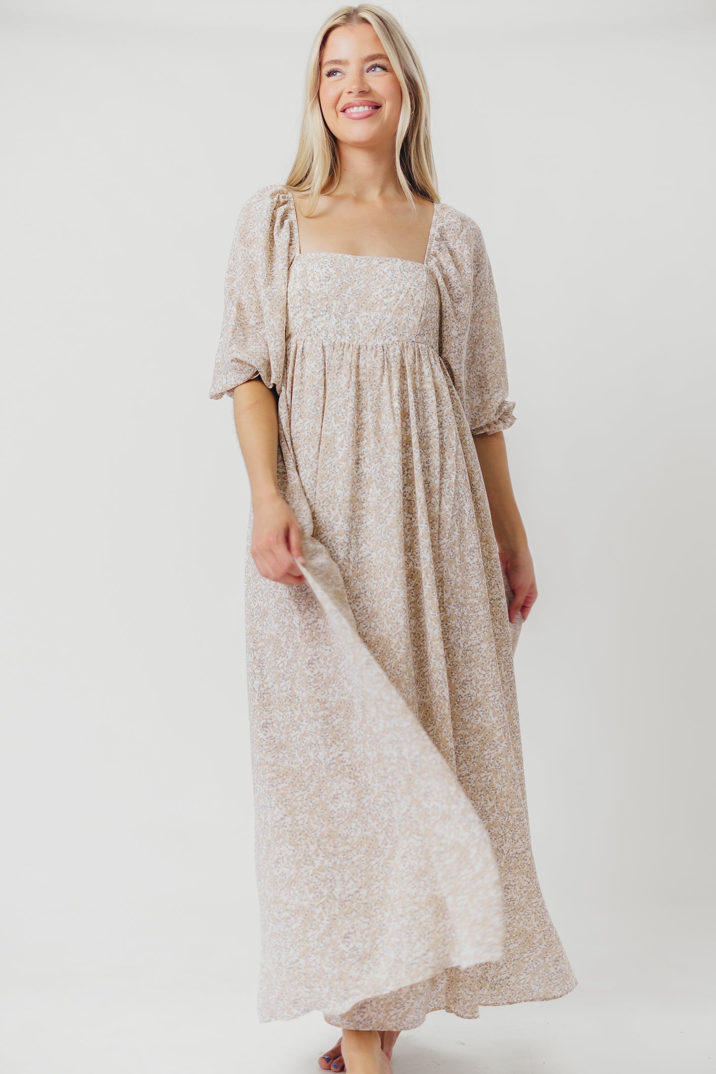 Mona 'Love Story' Maxi Dress - Bump Friendly and Inclusive Sizing (S-3XL) - Restocking in Jan