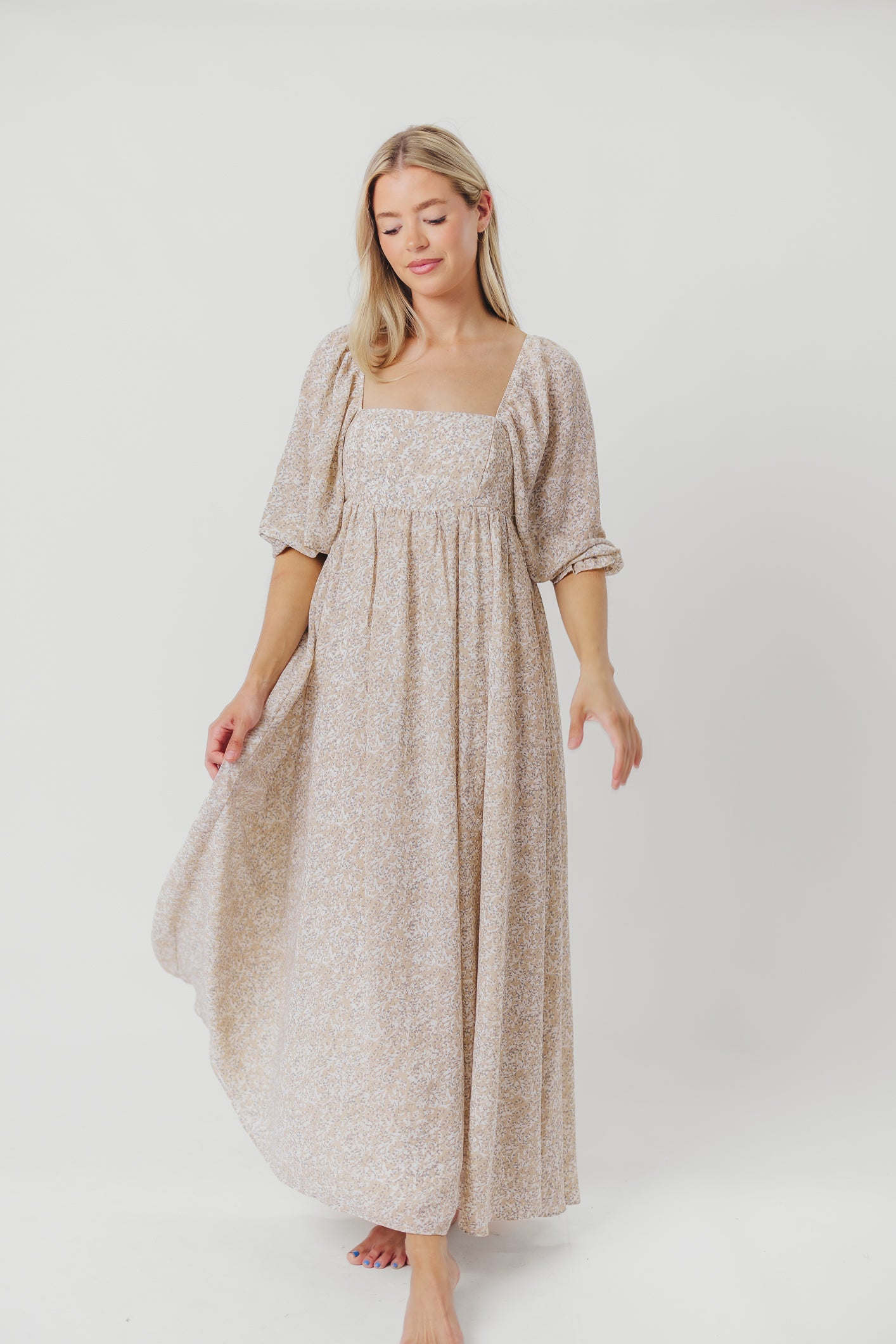 Mona 'Love Story' Maxi Dress - Bump Friendly and Inclusive Sizing (S-3XL) - Restocking in Jan