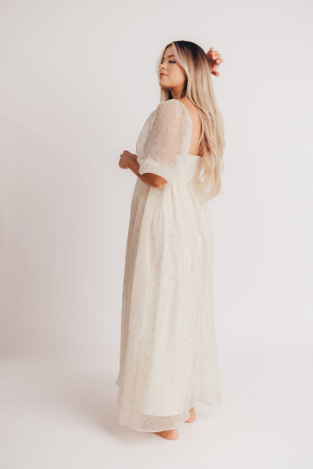 Mona Maxi Dress with Smocking in Butter Floral - Bump Friendly & Inclusive Sizing (S-3XL)