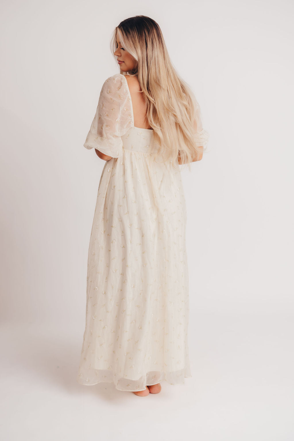 Mona Maxi Dress with Smocking in Butter Floral - Bump Friendly & Inclusive Sizing (S-3XL)