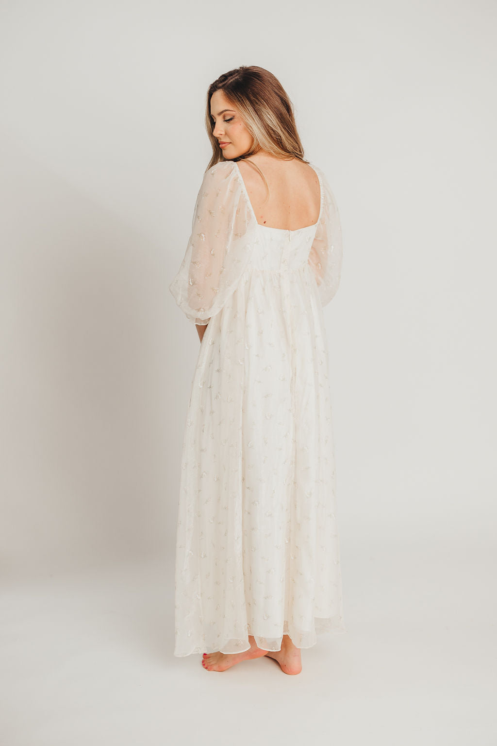 Mona Maxi Dress with Smocking in Butter Floral - Bump Friendly & Inclusive Sizing (S-3XL)