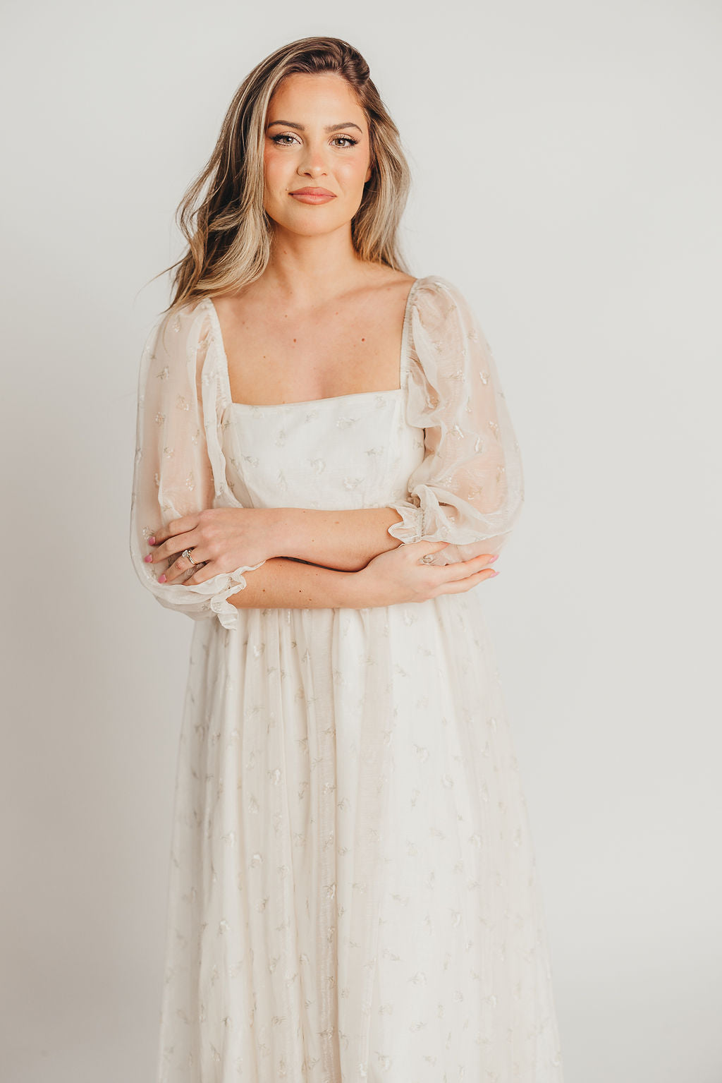 Mona Maxi Dress with Smocking in Butter Floral - Bump Friendly & Inclusive Sizing (S-3XL)