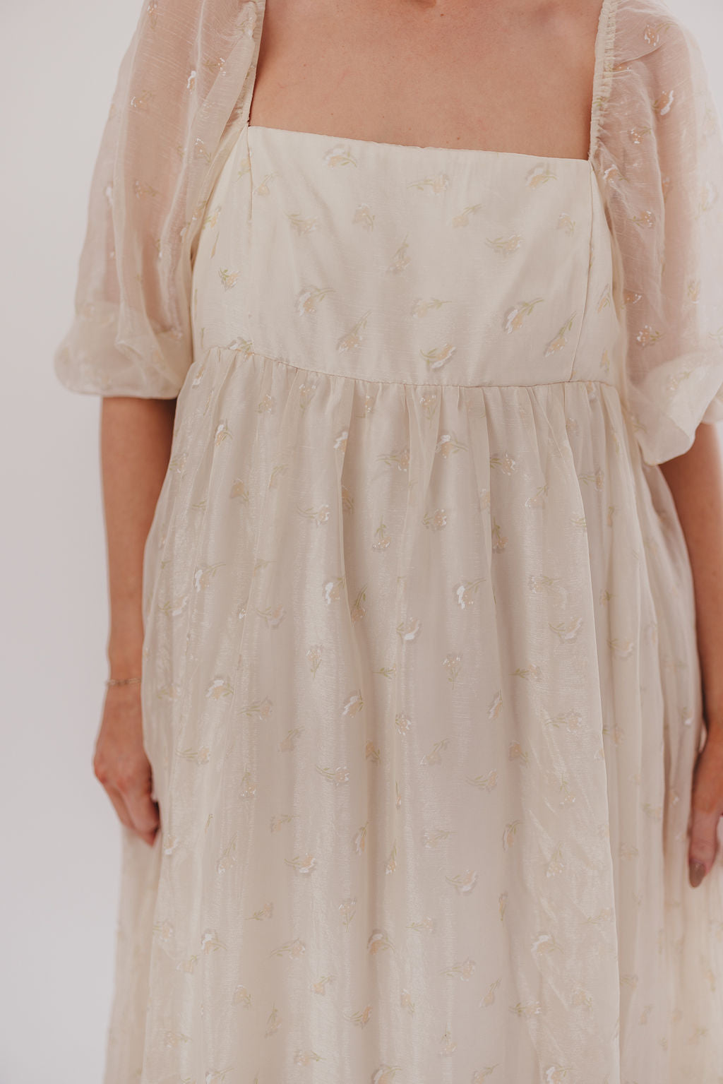 Mona Maxi Dress with Smocking in Butter Floral - Bump Friendly & Inclusive Sizing (S-3XL)