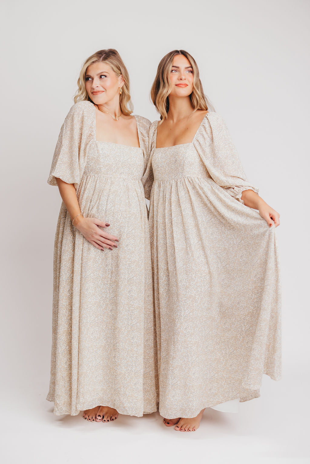 Mona 'Love Story' Maxi Dress - Bump Friendly and Inclusive Sizing (S-3XL) - Restocking in Jan