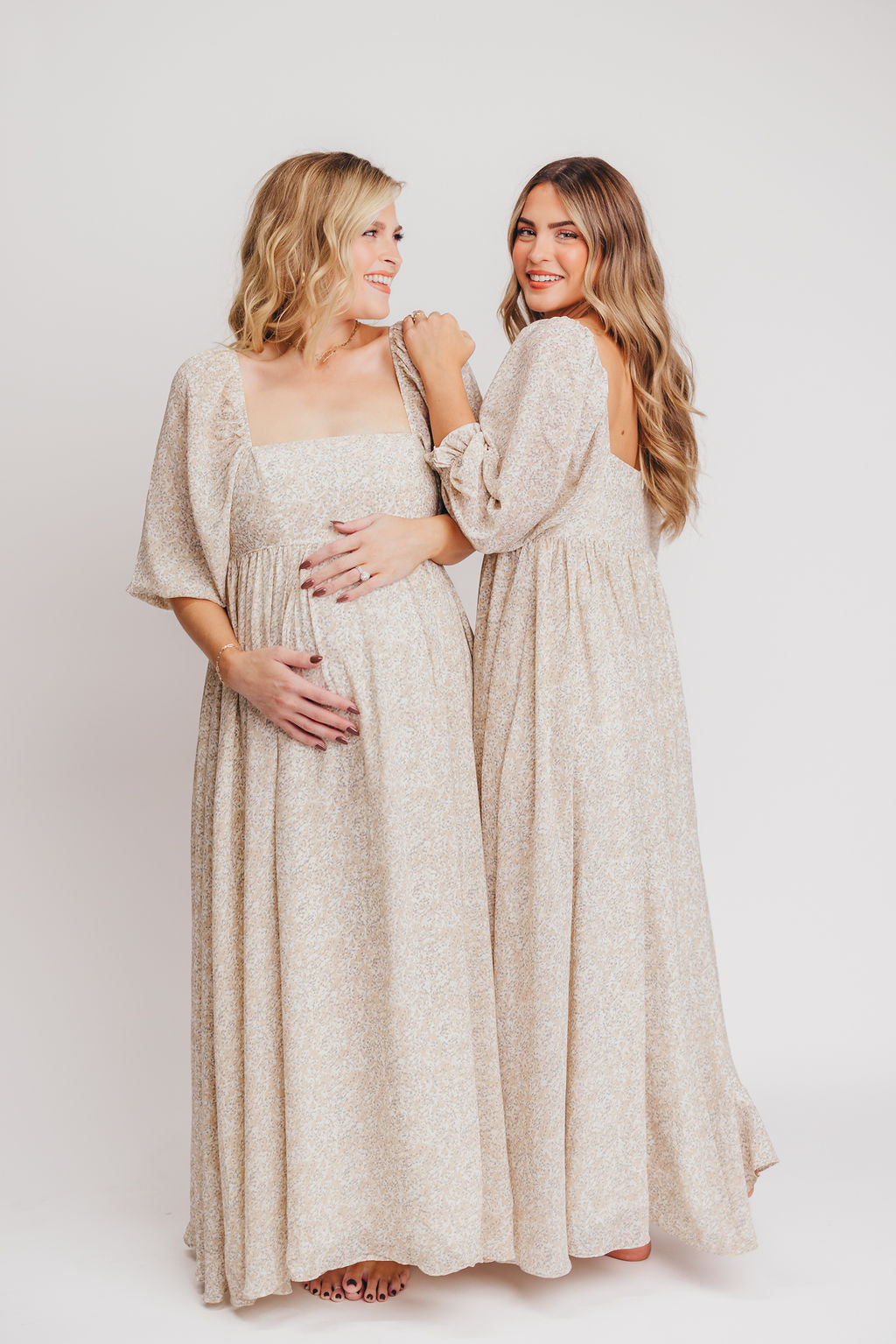 Mona 'Love Story' Maxi Dress - Bump Friendly and Inclusive Sizing (S-3XL) - Restocking in Jan