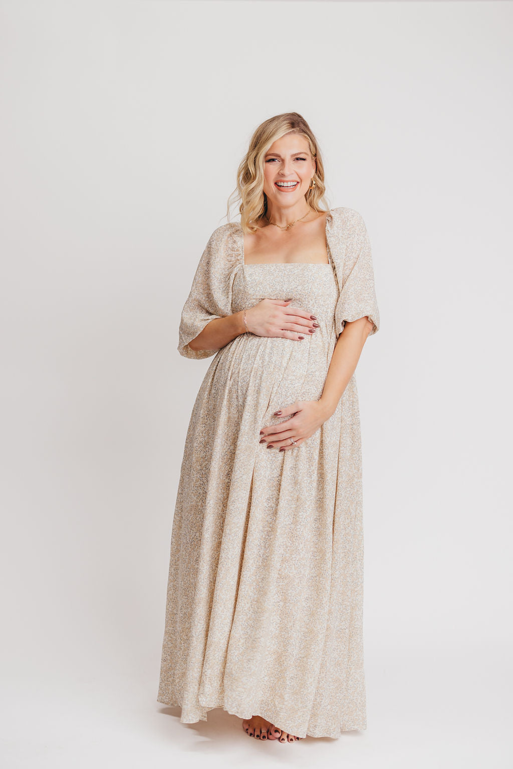 Mona 'Love Story' Maxi Dress - Bump Friendly and Inclusive Sizing (S-3XL) - Restocking in Jan