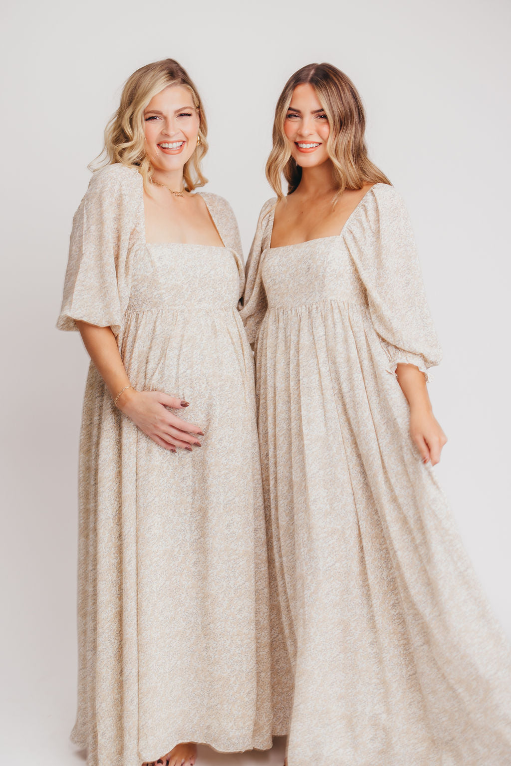 Mona 'Love Story' Maxi Dress - Bump Friendly and Inclusive Sizing (S-3XL) - Restocking in Jan