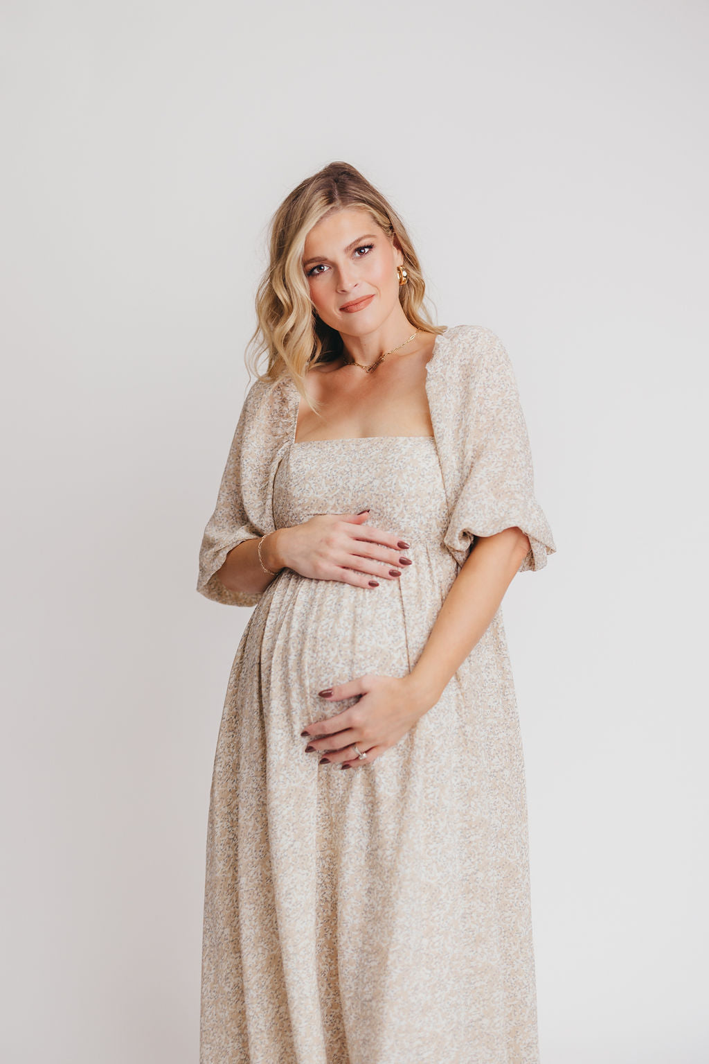 Mona 'Love Story' Maxi Dress - Bump Friendly and Inclusive Sizing (S-3XL) - Restocking in Jan
